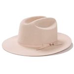 Stetson Hats Mens 6X Silver Belly Open Road 2 3/4 Brim Pre Creased Felt Cowboy Hat 67/8 Silverbelly