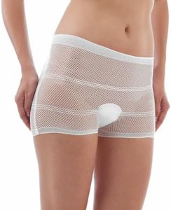 Jané 5 Culottes Lavables, Calzoncillos de corte alto, Talla Única, Tejido Elástico, Adecuado Postparto, Hipoalergénicos, Blanco