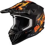 Black Gravel Track Motocross Helmet M Black/Orange