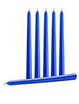 LTYNE Long Blue Taper Candles | Dripless Candlesticks |10-Inch Tall | 8 Hour Clean Long Burning | Set of 10 |Party and Special Occasions (Pack of 6)