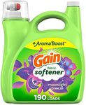 Gain Liquid Fabric Conditioner, Moonlight Breeze Fabric Softener, 190 loads, 140 fl oz