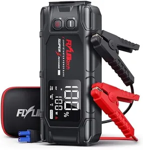 FLYLINKTECH Car Battery Jump Starter, 6000A Peak 26800mAh Jump Start Battery Pack(for All Gas or up to 12L Diesel),12V Jump Box with PD45W Fast Charging and LED Light