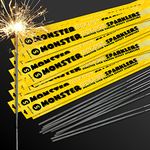 Pack of 100 x 45cm (18") Handheld Monster Golden Sparklers (100 Sparklers)