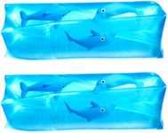 Bedwina Dolphin Water Wiggler Toy - (Pack of 2) 4.75-Inch Water Snake Sensory Fidget Toys & Slippery Water Tube for Birthday Party Favor or Game Prizes for Kids