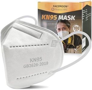 KN95 Face Mask Disposable Adults - 100 Pack Adjustable KN95 Mask 5 Layer Protection Breathable Comfortable Respirator Women Men KN95 Face Mask Individually Wrapped