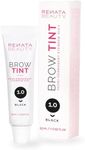 Renata Beauty Eyebrow Dye – Premium Brow Tinting Color – 15 ml Customizable Long-lasting Eyebrow Tint with 4 Week Results – Safe and Gentle Eyebrow Tint Color – 4 Colors Available [Black Dye]