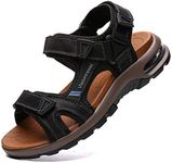 visionreast Mens Open Toe Leather S