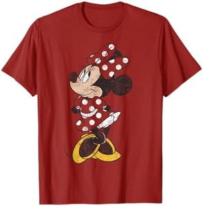 Disney Mickey And Friends Minnie Mouse Simple Distressed T-Shirt