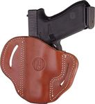 1791 GUNLEATHER Glock 19 Holster - Right Hand OWB G19 Leather Holster for Belts - Fits Glock 19, 23, 26, 27, H&K VP40 and Springfield XDS - Classic Brown