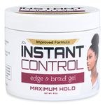 JC's Instant Control Edge & Braid Gel Max. Hold 4 oz.