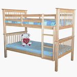 Mission Twin Over Twin Bunk Bed Natural