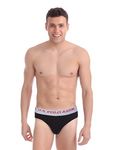 U.S. POLO ASSN. Men's Mid-Waist Solid Cotton Spandex Briefs Pack of 1 (I005-615-P1_Assorted_XL)