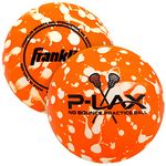 Franklin Sports Practice Lacrosse Balls - Soft Lax Balls for Training + Practice - Orange - No Bounce Lacrosse Balls for Youth + Adult Play - 2 Pack