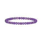 Philip Jones Amethyst Mini Beaded Gemstone Stretch Bracelet