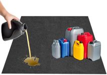 COSTWAY 8.3x7.3FT/16.5x7.3FT Garage Floor Mat, Absorbent Oil Spill Parking Mats with Double-sided Tape & Non Slip Backing, Reusable Washable Felt Fabric Protection Flooring Pad (8.3x7.3FT/2.5x2.2M)