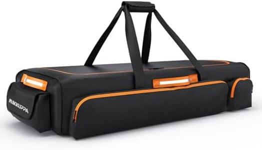 MIKKUPPA Under Seat Storage Bag Fit for SuperCrew Cab, Truck Under Seat Organizer with 4 Detachable Inner Dividers & Anti-slip Bottom Fit for Crew Cab(Full Size Trucks), Black