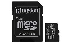 Kingston 32GB micSDHC Canvas Select Plus 100R A1 C10 Card+ADP (SDCS2/32GBCR)