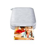 HP HPISPW Sprocket Portable Photo Printer (Luna Pearl) Instantly Prints ZINK 2 x 3 Inch Sticky-Backed Photos from your iOS and Android Device