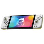 Nintendo Switch Split Pad Compact (Light Gray & Yellow) - Ergonomic Controller for Handheld Mode - Officially Licensed by Nintendo - Light Gray & Yellow Edition