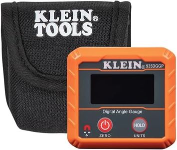 Klein Tools 935DGGP Angle Finder, Digital Gauge with Strong Magnetic Base, Converts Between Degrees, Percent Grade, in/Ft, mm/m