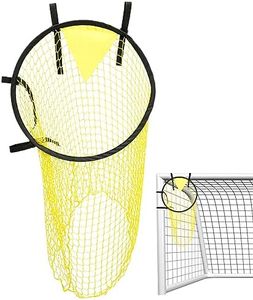 Top Bins Soccer Target Goal, Foldable Football Target Net, Easy to Attach and Detach to The Goal,Portable Football Training Net, Outdoor Football Throwing Target for Football Training Practice (1PCS)