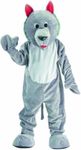 Dress Up America Hungry Wolf Mascot, Gray, One Size