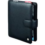 Bind T 501 A5 Manager Planner Organiser Made of Nappa Leather/Real Leather, System Planner in DIN A5 Format, Organiser with 6 Business Card Slots, 2 Pen Loops, Organiser with System 1 Day / 1 Page