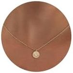 Txdvbls Gold Necklace for Women Dainty Gold Sun Coin Neckalce 14K Gold Plated Sun Necklace Dainty Sun Pendant Necklace Tiny Coin Necklaces for Women 16.5"+2" ext