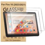 Ytuomzi Screen Protector For 10.1" Tablet 2023 Model, Tempered Glass Screen Protector for 10 Plʌs/Kids, Anti-Scratch High Definition 9H Hardness, [2 Pack]