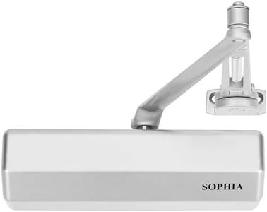 SOPHIA Door Closer Hold Open for Home, Door Closers Commercial Heavy Duty, Adjustable Speed & Spring Power 1-6, Hydraulic Door Closer Hinge Self Closing, No Slam, ADA & UL, DK4000