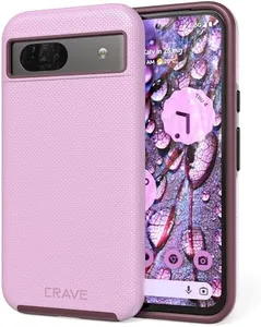 Crave Dual Guard for Google Pixel 8a Case, Shockproof Protection Dual Layer Case for Google Pixel 8a - Lilac