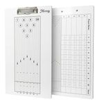 Murray Sporting Goods Dry Erase Coaches Clipboard | Double-Sided Dry Erase White Board (Bowling)