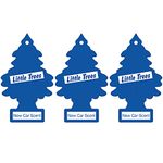 Little Trees Air Freshener Tree LTZ002 New Car Fragrance For Car Home Boat Caravan - Triple Pack