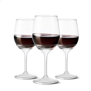 TOSSWARE POP 14oz Stemmed Vino Set of 12, Premium Quality, Recyclable, Unbreakable & Crystal Clear Plastic Wine Glasses, 12 Count (Pack of 1)
