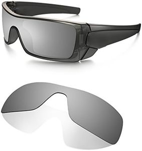 Littlebird4 1.5mm Polarized Replacement Lenses for Oakley Batwolf Sunglasses - Multiple Options (Black Iridium)