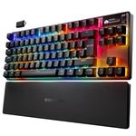 SteelSeries Apex Pro TKL Wireless Gen 3 (2025) - HyperMagnetic Wireless Gaming Keyboard - Adjustable Actuation - Rapid Trigger - Protection Mode - Rapid Tap/SOCD - English QWERTY Layout - TKL