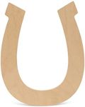 Wood Horseshoe Cutout, 16 Inches, P