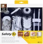 Safety 1st Home Safeguarding and Childproofing Set (80 Pcs), White