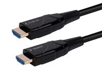 Monoprice 4K High Speed HDMI Cable 15 Meters (49ft) Black | AOC, 18Gbps, Compatible with Playstation 4 PS3, UHD TV, Monitors - SlimRun AV Series