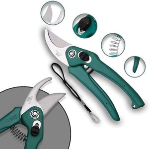 Garden Cutter Pruning Shears - Premium Garden Pruners & Gardening Scissors - Heavy Duty Plant Cutter, Bypass Pruners, and Ergonomic Hand Tools - Precision Floral Shears, Hedge Shears, Tree Trimmer