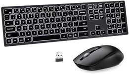 Wireless Backlit Keyboard and Mouse