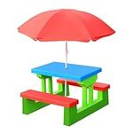 Kids Picnic Table Multi-Colour Outd