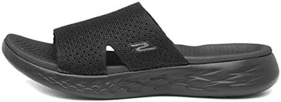 Skechers Women's ON-The-GO 600 Adore Sandal, Black Textile, 5 UK