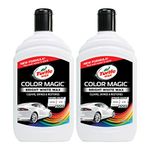 Turtle Wax 52712 Color Magic Car Paintwork Polish & Shine 2 X 500ml White