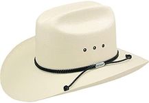 Stetson Men's Carson 10X Shantung Straw Cowboy Hat Natural 7