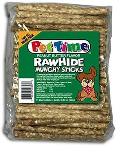 5" X 9-10Mm Munchy Peanut Butter Stick (100Pk)