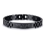 VNOX Personalized Womens Bracelet Stainless Steel Adjustable Love Quote Link Bracelets from Husband, Anniversary Birthday Gifts to Lover Girlfriend Wife