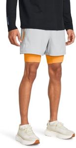 Under Armour Pantaloncini 2 in 1 da uomo Launch Run 5 pollici