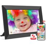 Frameo 10.1 inch Digital Photo Frame - WiFi Digital Picture Frame Built in 32GB Memory, HD 1280 * 800 IPS Touchscreen, Auto Rotate, Easy Setup and Share Photos or Videos via Frameo APP