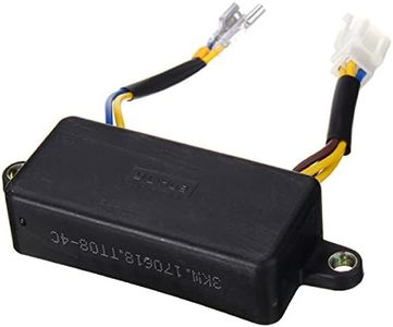Alamor Regulador De Voltaje Automático Avr para Generador De Gasolina Monofásico 2-3Kw Negro